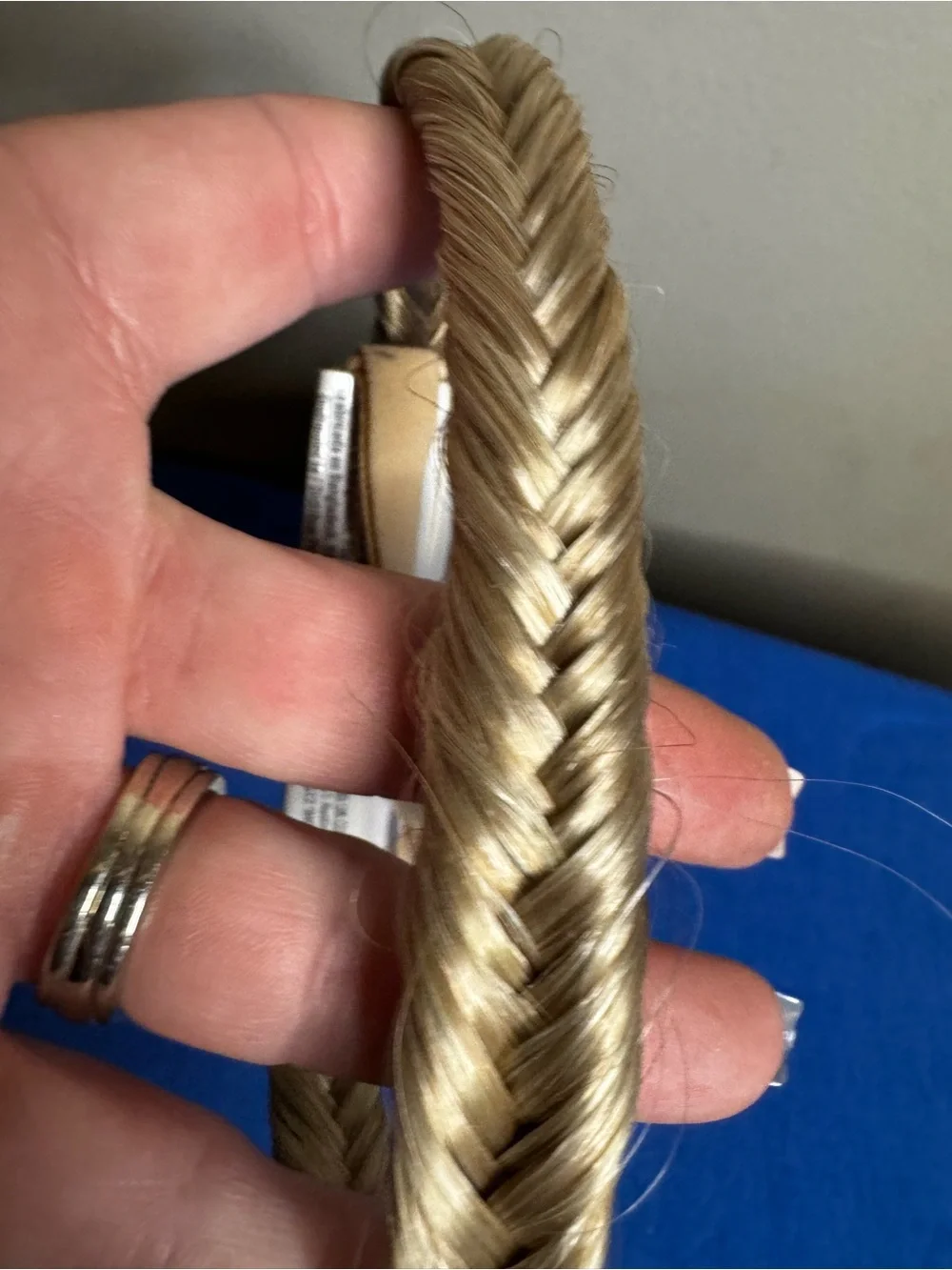 5/$25 NWT POP Fishtail Braid Headband - Golden Wheat